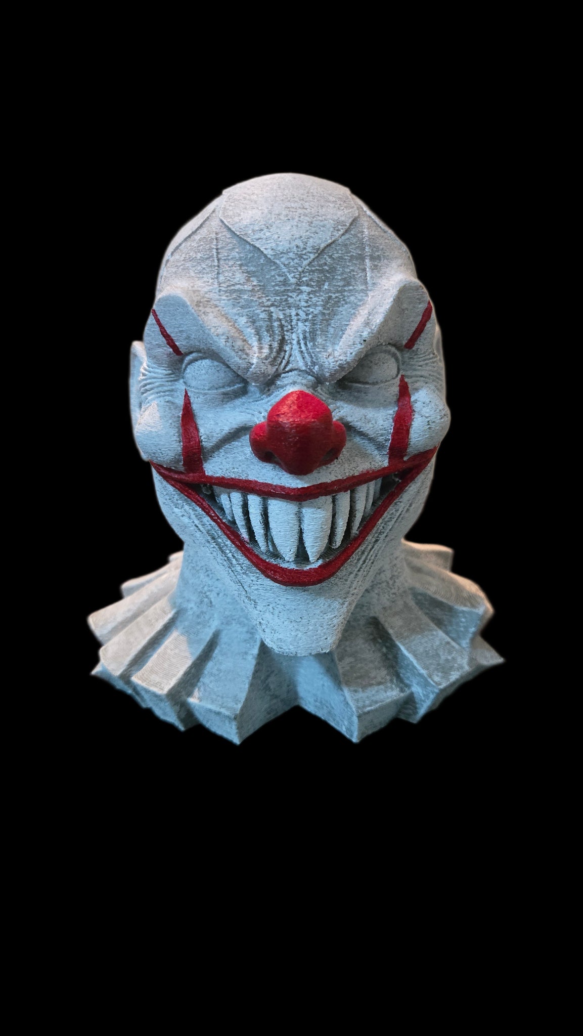 3D Скулптура Кошмарен Кловн – Рачно Боење и Детален Дизајн